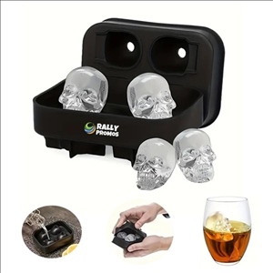 Silicone 3D Skull Ice Mold Tray